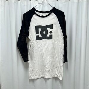 DC Acid Wash Baseball Style Tee